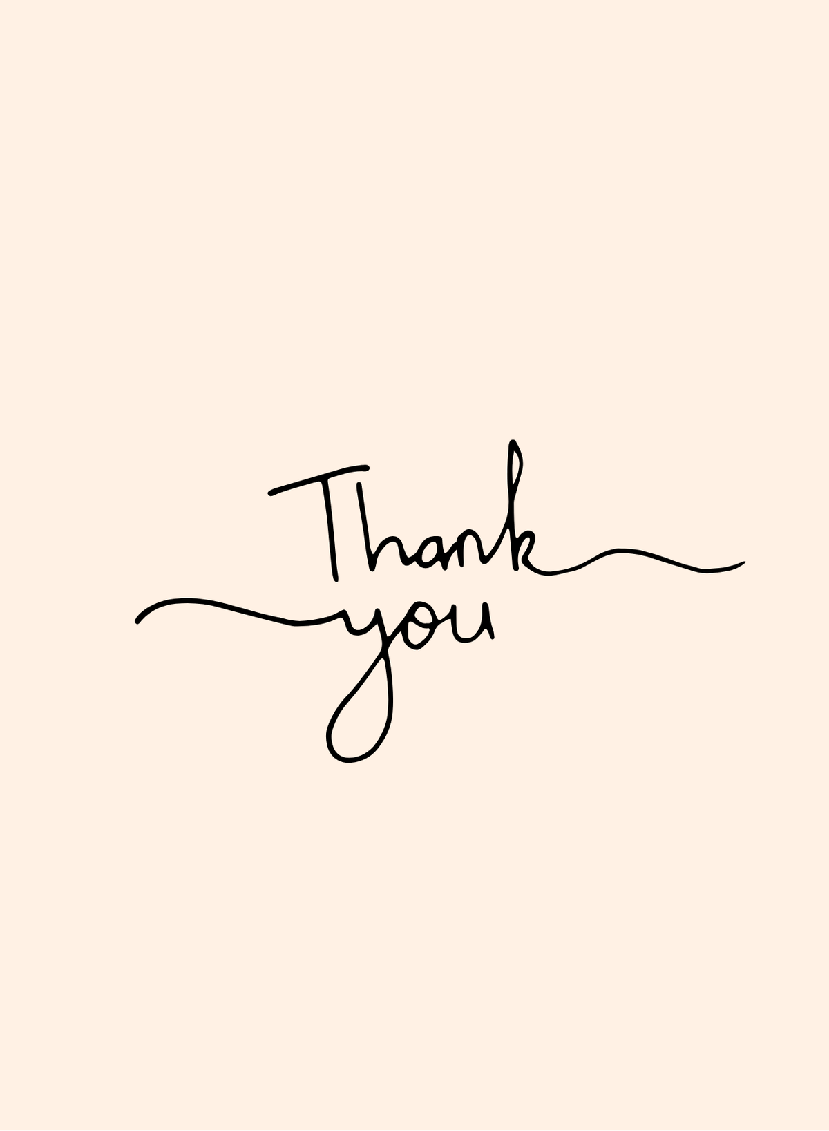 A hand-written thank-you card from BGIFT