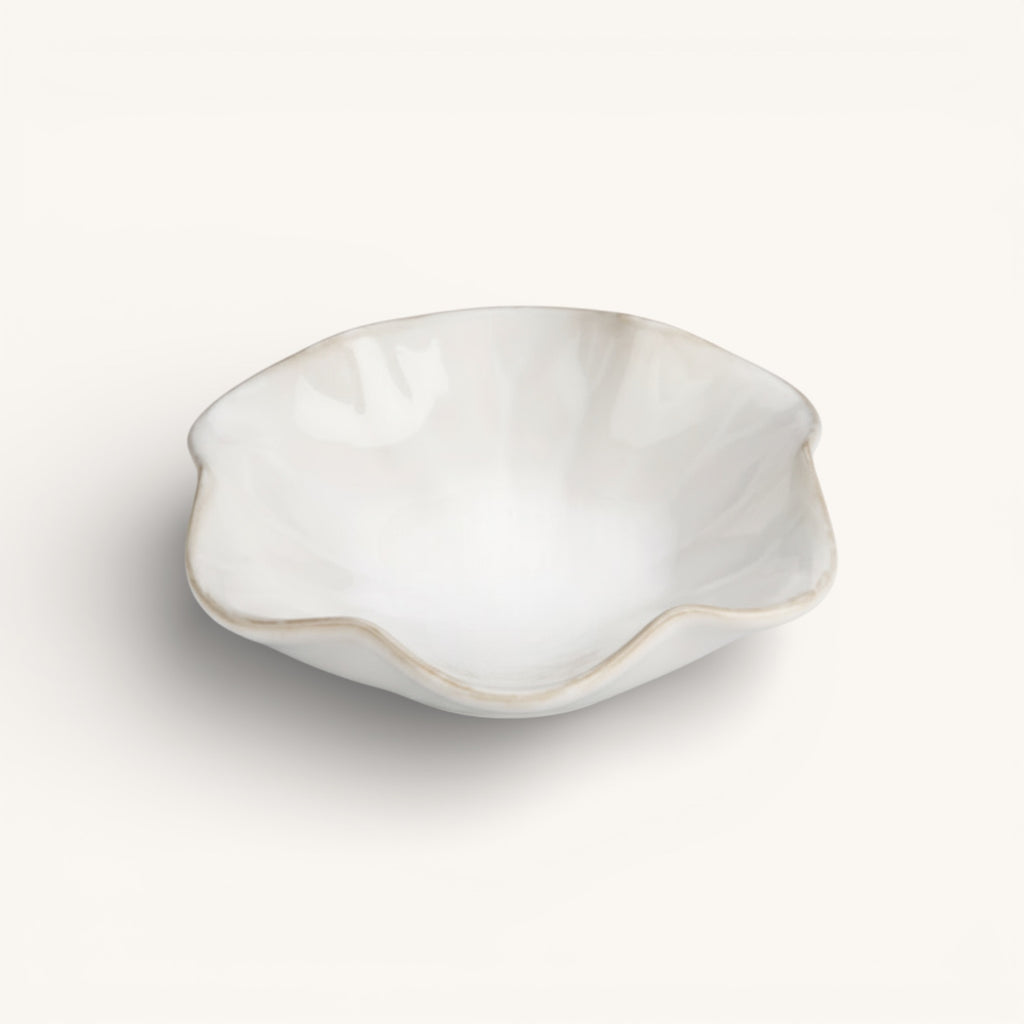 Lotus Ring Plate - White