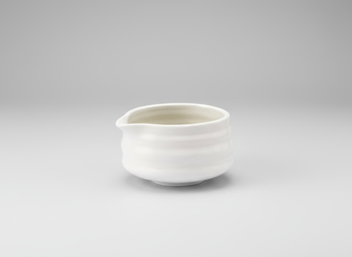White Ceramic Matcha Bowl | BGIFT
