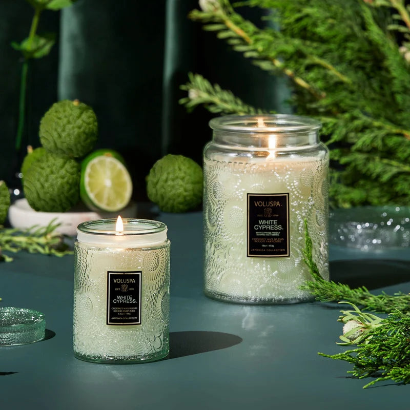 White Cypress Candle | Volupsa