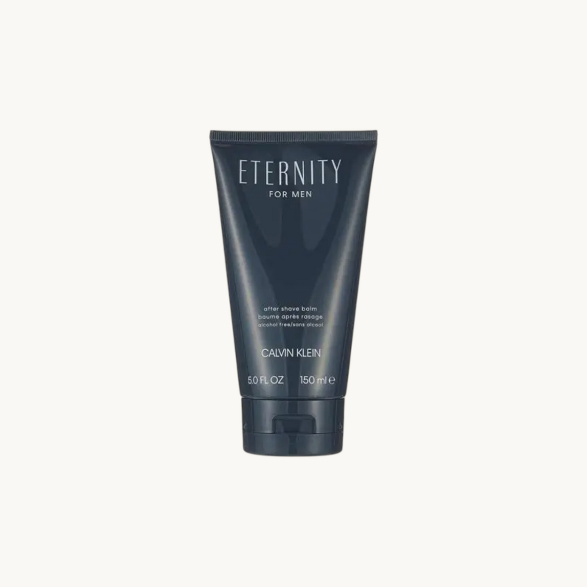 BGIFT Calvin Klein Eternity for Men alcohol-free after shave balm in a 150ml grey squeeze tube.