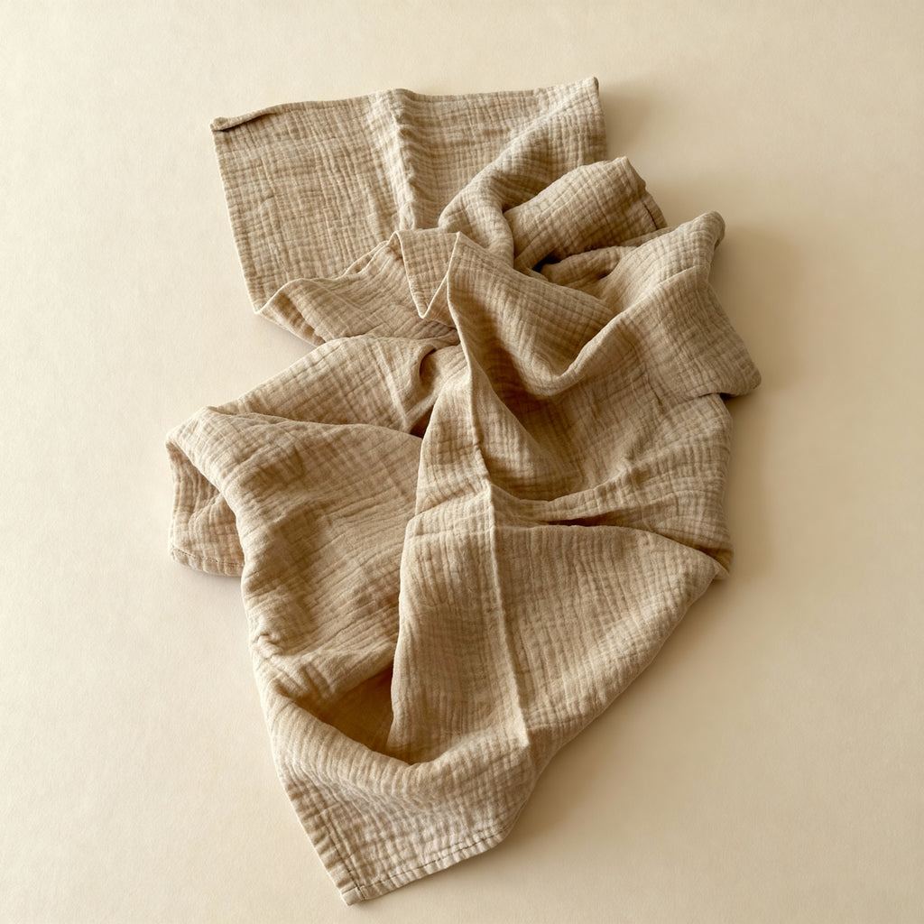 Beige Muslin Blanket | Essentials