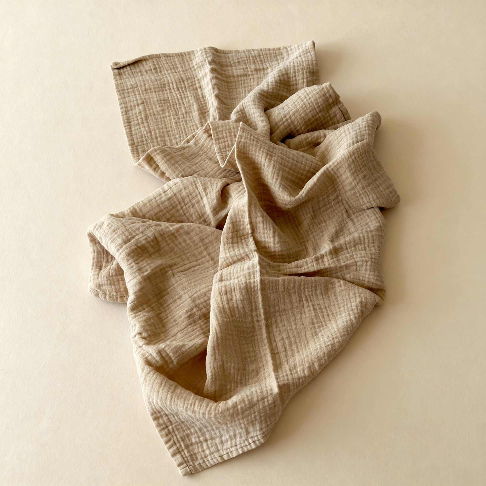 Beige Muslin Blanket | Essentials