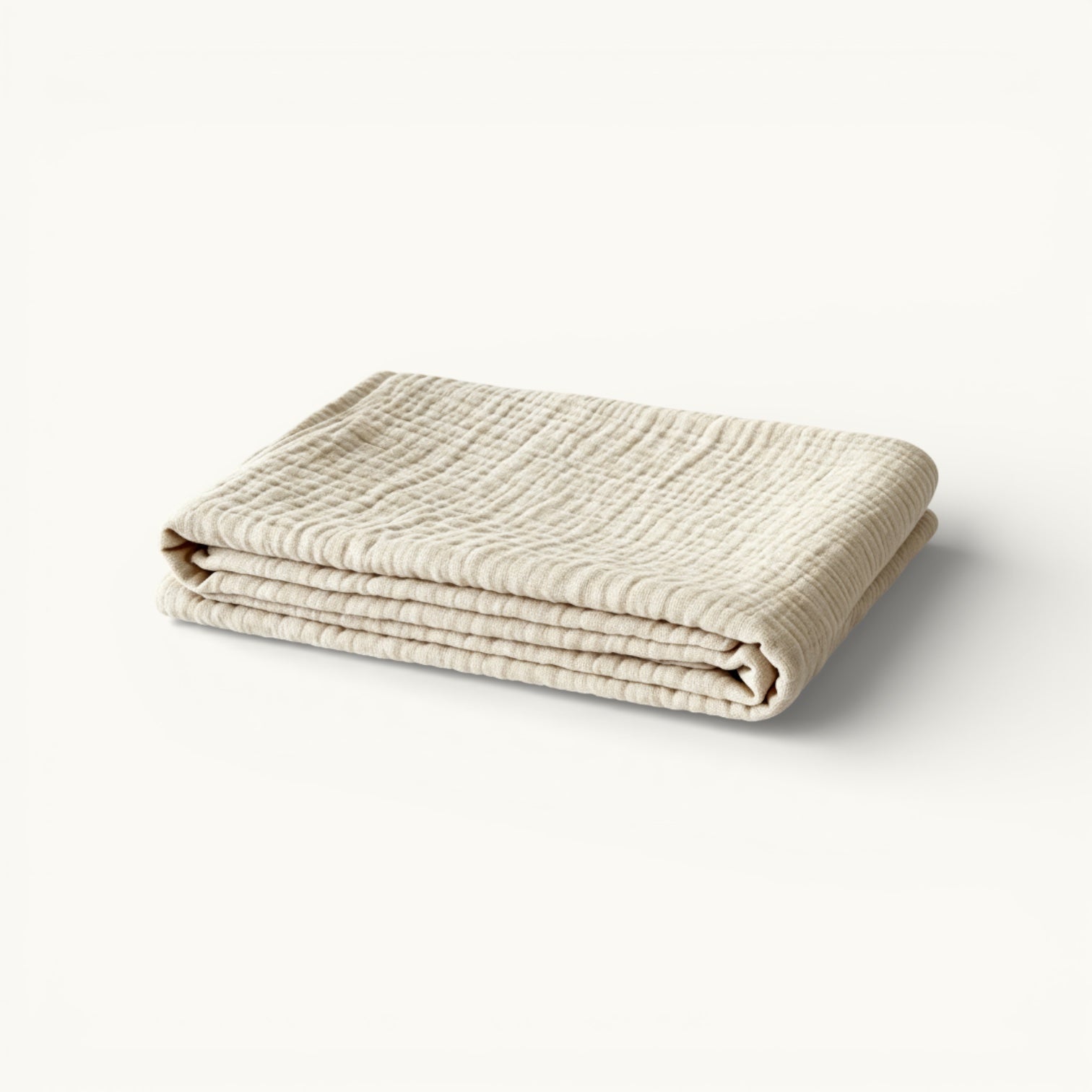 Beige Muslin Blanket | Essentials