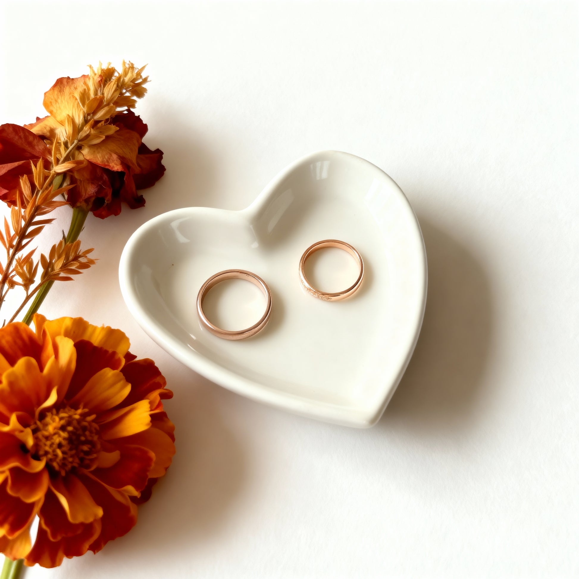 Heart Ceramic Ring Plate | BGIFT